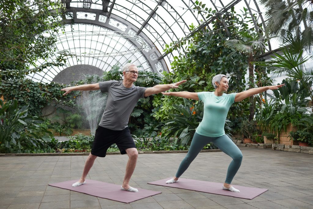 yoga and body movement exercises are helpful in the fight for managing stress