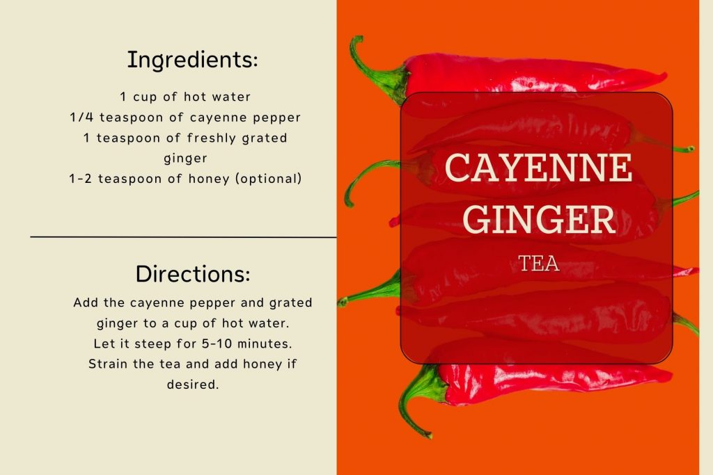 holistic healing herbal remedy cayenne ginger tea