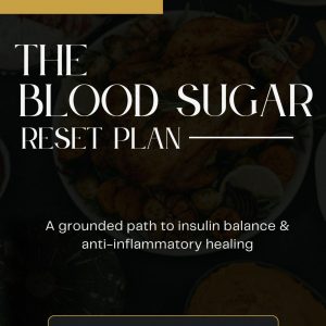Nutritional plan - blood sugar reset. 7 days to better control