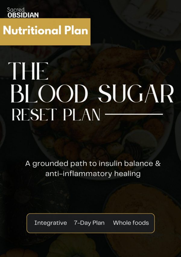 Nutritional plan - blood sugar reset. 7 days to better control