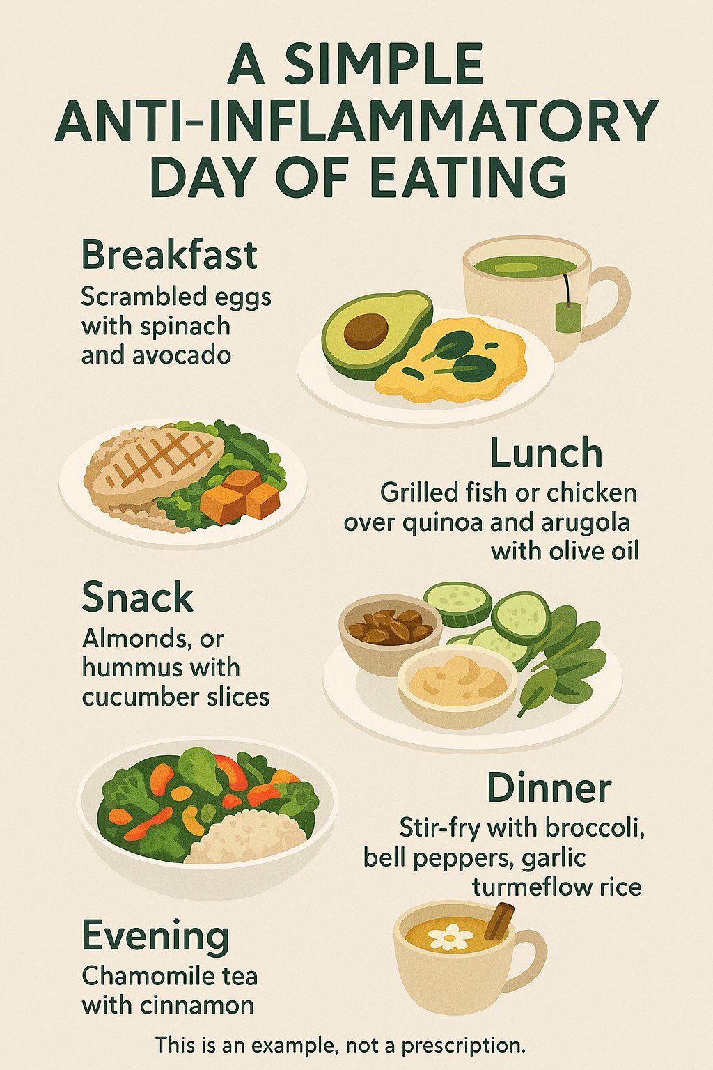 Building an Anti-Inflammatory Meal Plan You'll Actually Enjoy 2 Example antiinflammatory eating